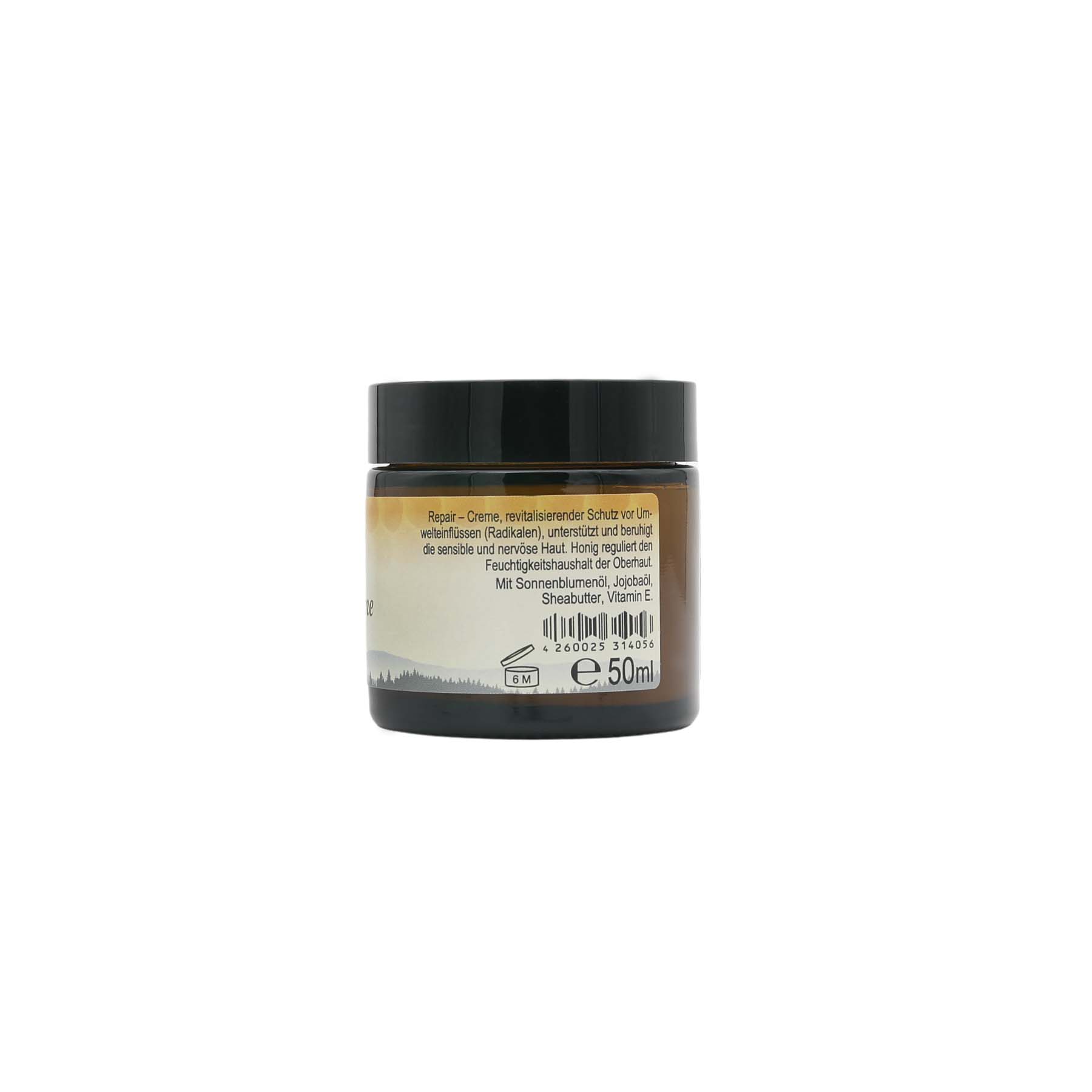 Propolis Creme von links Propolis Creme linke Seite